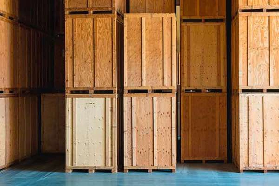 Timber storage crates